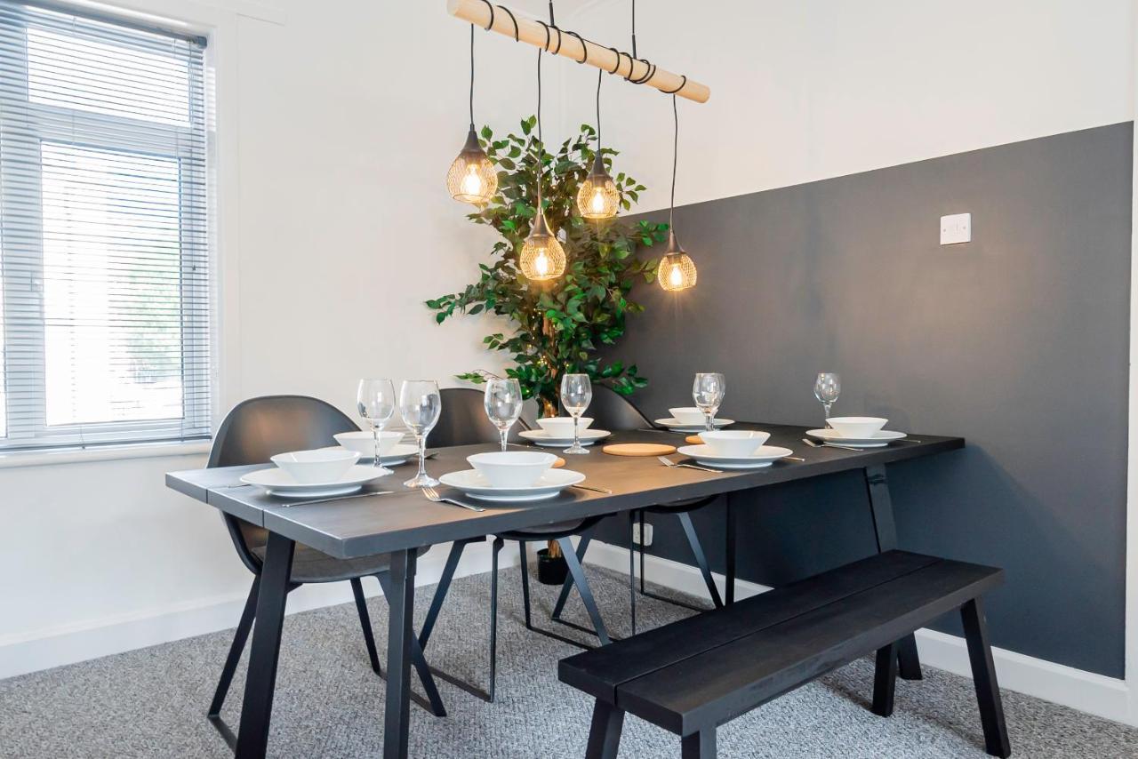 City Centre 3 Bed 8 Guest Parking Near Mayflower! Southampton Buitenkant foto