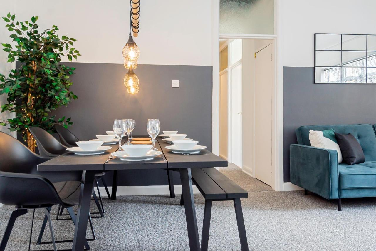 City Centre 3 Bed 8 Guest Parking Near Mayflower! Southampton Buitenkant foto